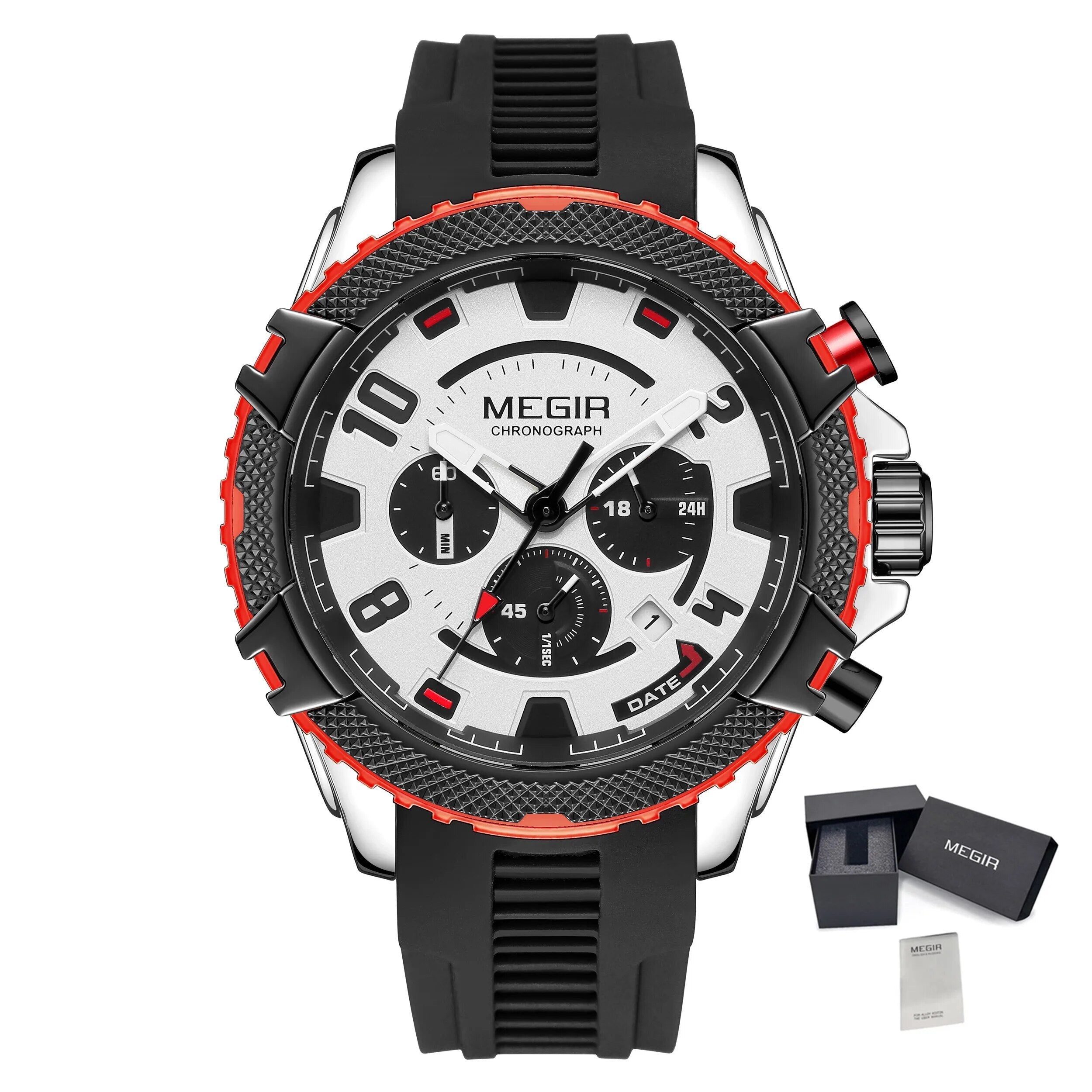 MEGIR Luxury Men's Watches Fashion Sport Quartz Watch Waterproof Date Chronograph Military Wristwatches Clock Reloj Hombre 2200
