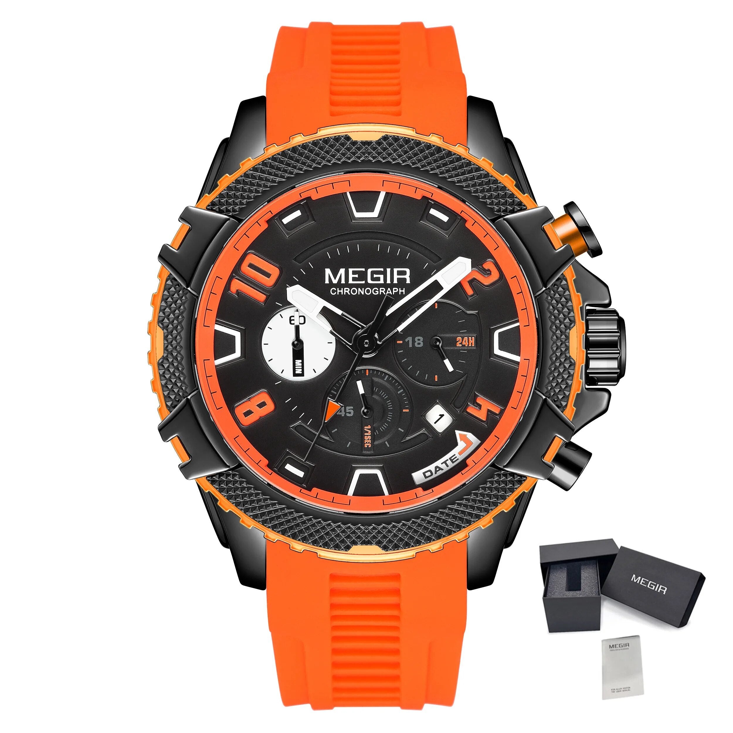 MEGIR Luxury Men's Watches Fashion Sport Quartz Watch Waterproof Date Chronograph Military Wristwatches Clock Reloj Hombre 2200