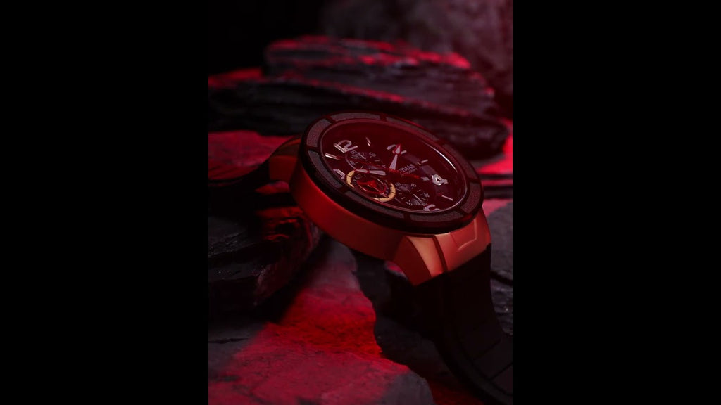 RUIMAS Chronograph Top Brand Luxury Quartz Watches for Men Waterproof Silicone Sports Clock Wristwatch Calendar Montre Homme 587